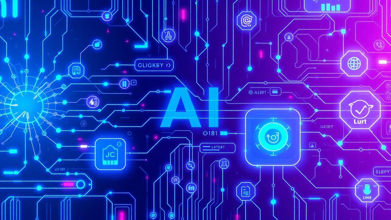 Future of AI assistants - futuristic AI technology helping seniors in daily life